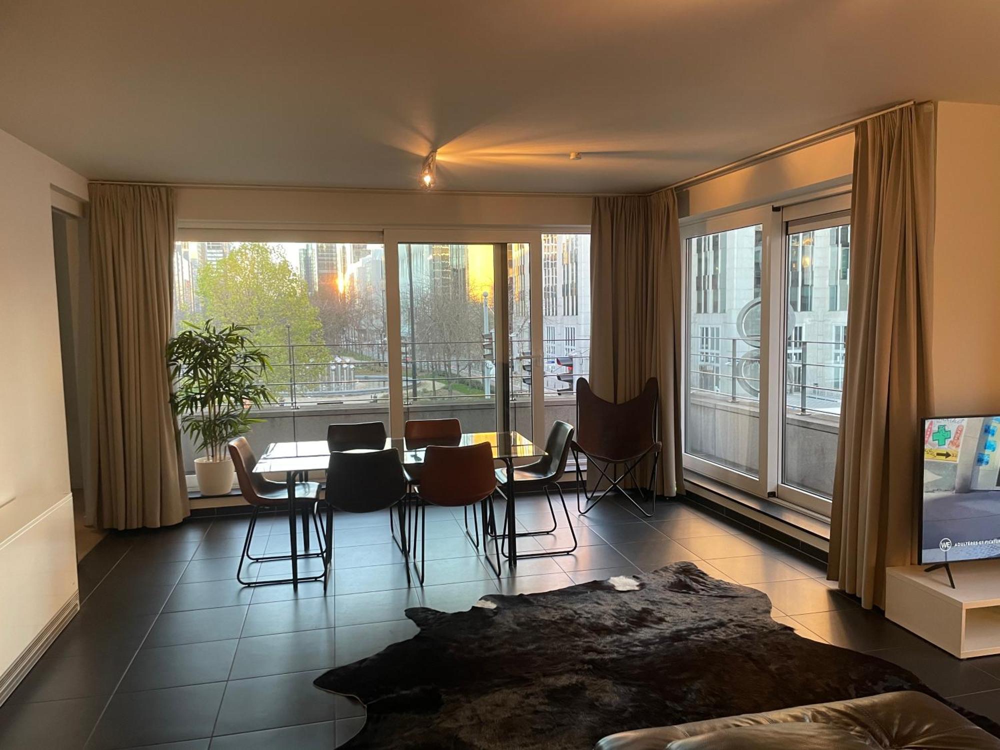 Apartment In Heart Of Brussel City With Balcony View Kültér fotó
